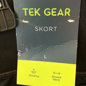 Woman’s black skirt